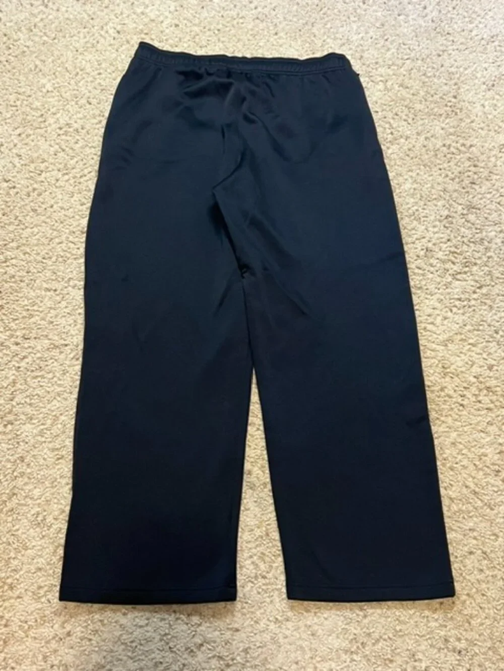 Indiana Hoosiers Adidas Men Black Climawarm Fleece Sweatpants Size Large Pockets